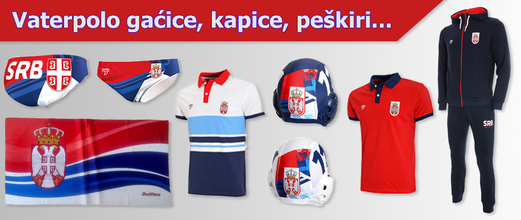 Vaterpolo gaćice, kapice, peškiri..