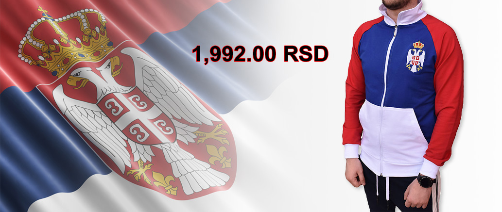 Trenerka duks Srbija sa vezenim grbom